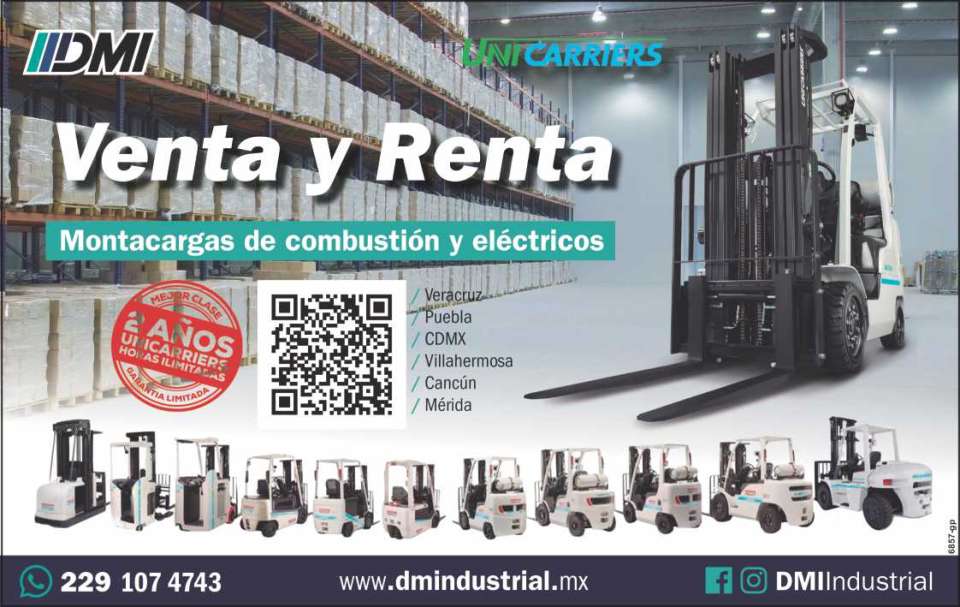 Montacargas de Combustion y Electricos. Venta y Renta -DMI