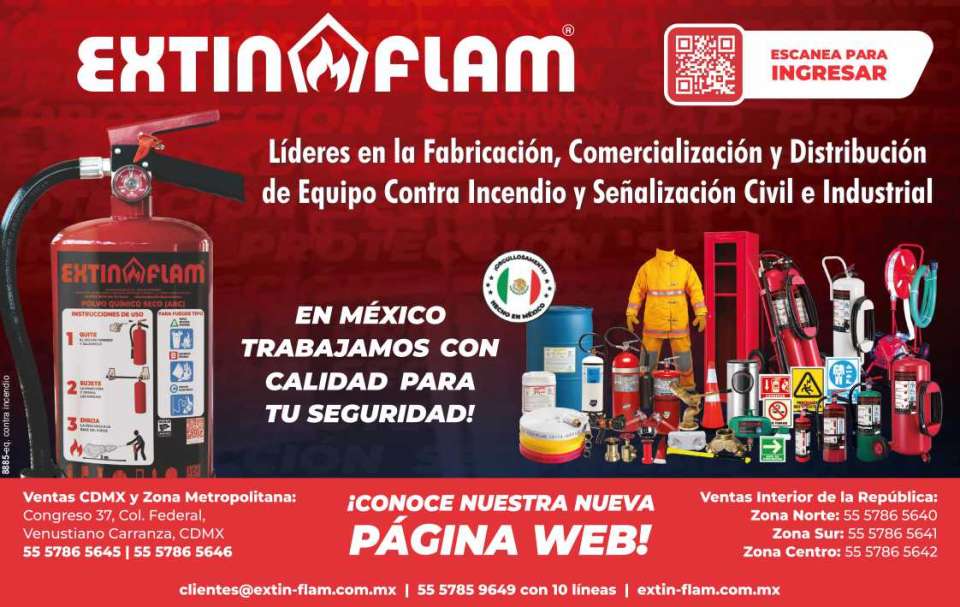 Lideres en la Fabricacion, Comercializacion y Distribucion de Equipo Contra Incendio y Señalizacion Civil e Industrial. En Mexico trabajamos con Calidad para tu Seguridad